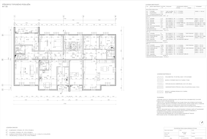draft 2d autocad drawings for construction and architecture